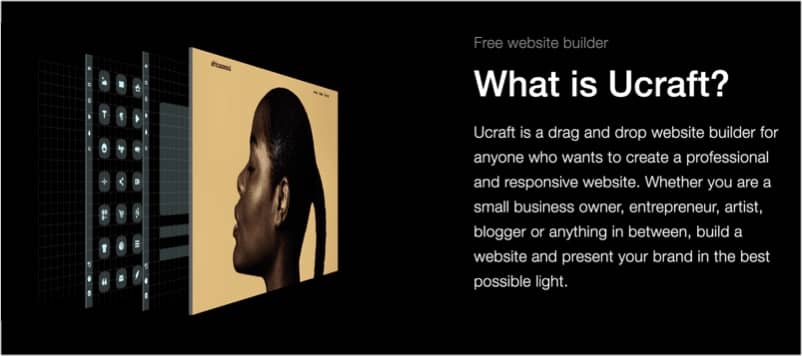 Ucraft home page