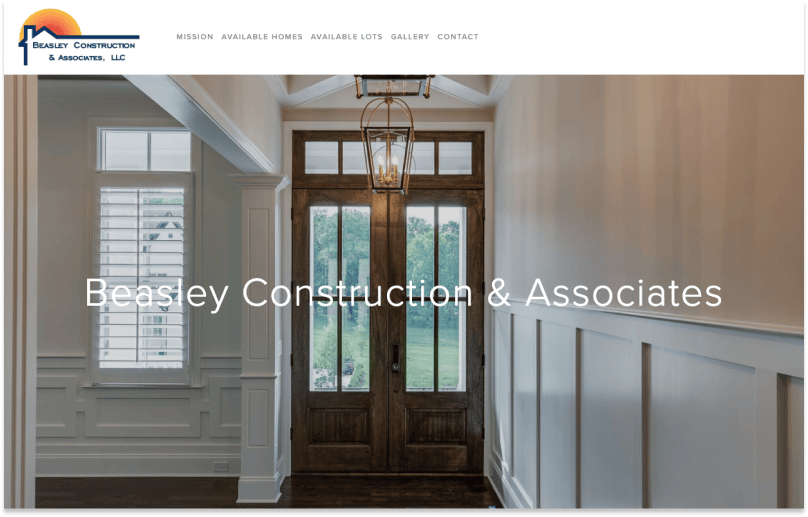 Beasley Construction & Associates home page