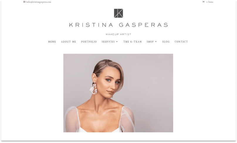 Kristina Gasperas home page