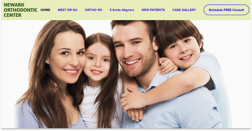 Newark Orthodontic Center home page