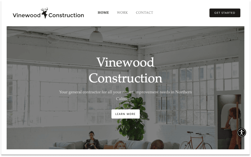 Vinewood Construction  home page