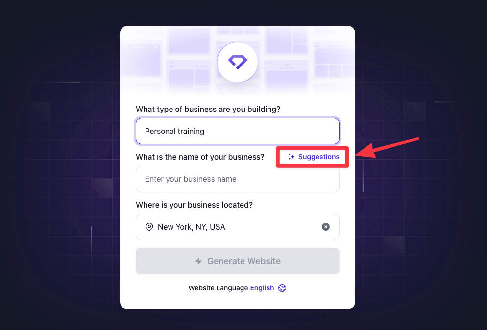 Use Durable AI business name generator to help you ideate