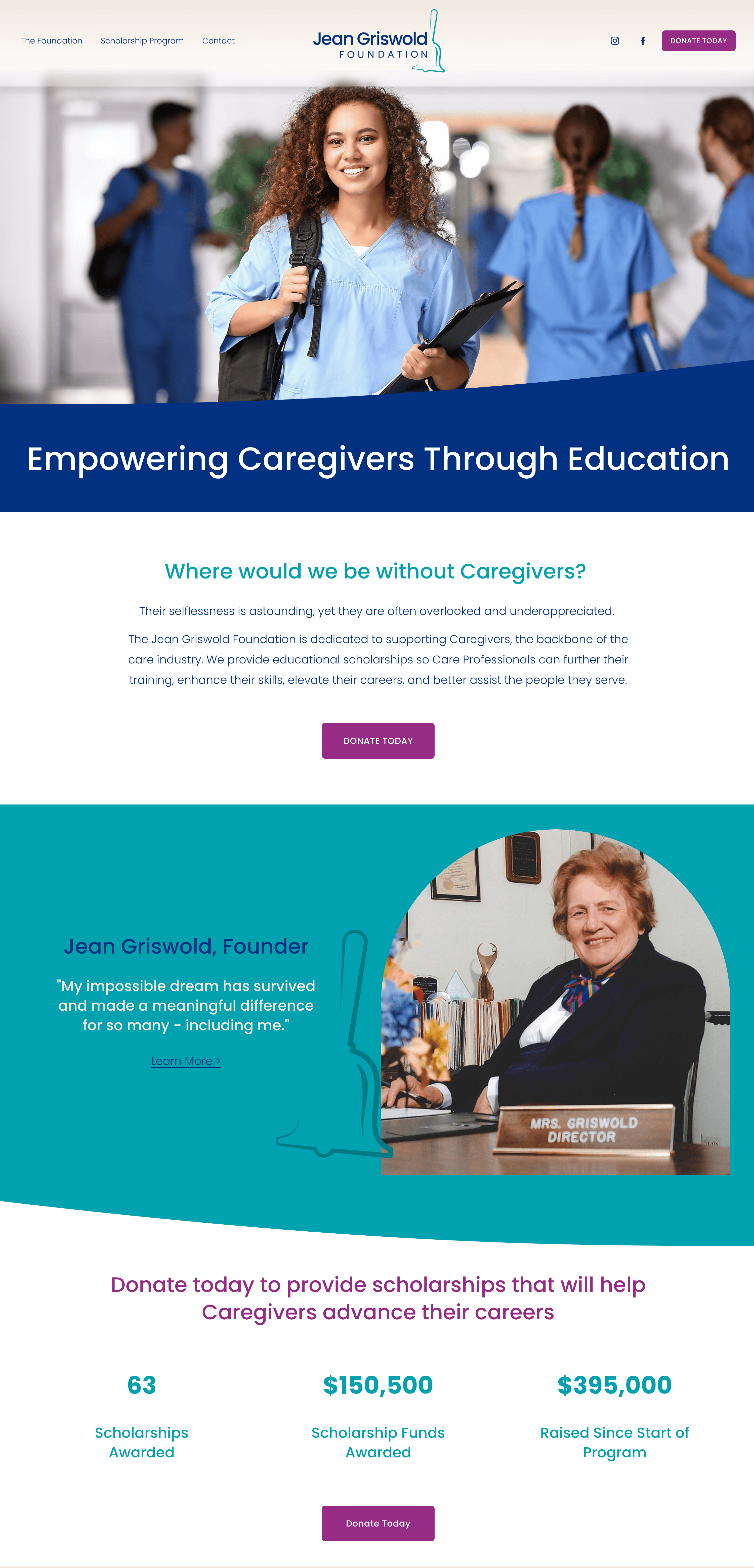 Jean Griswold Foundation  home page